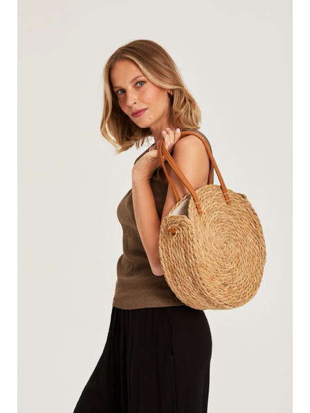Moodo Gestrickte Tasche beige Moodo