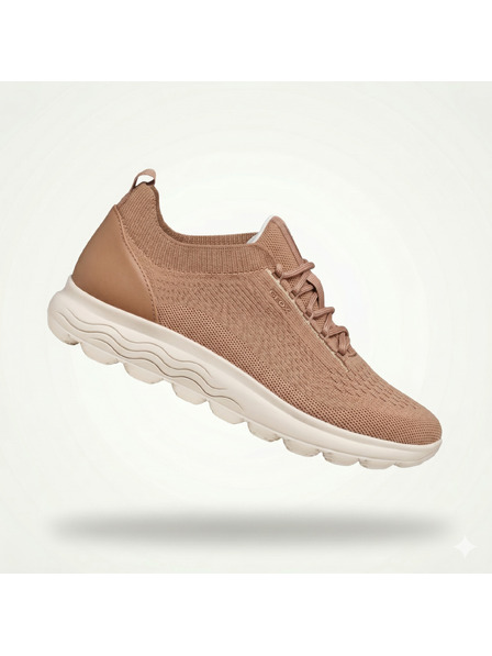 Geox Geox Spherica Beige Damen Turnschuhe