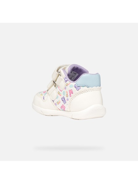 Geox Weiße Mädchen-Sneaker Geox Zapito