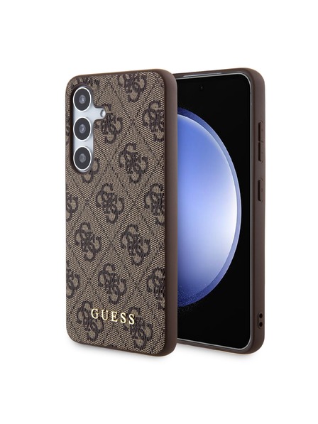 Guess Guess 4G Rückseitenschutz für Samsung Galaxy S24 Brown