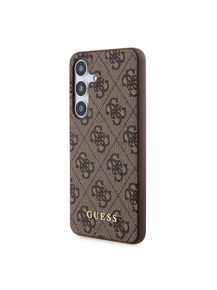 Guess Guess 4G Rückseitenschutz für Samsung Galaxy S24 Brown