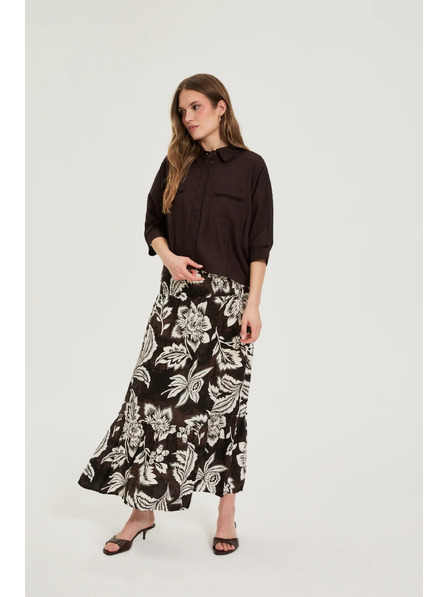 Moodo Rock mit Blumen braun Moodo