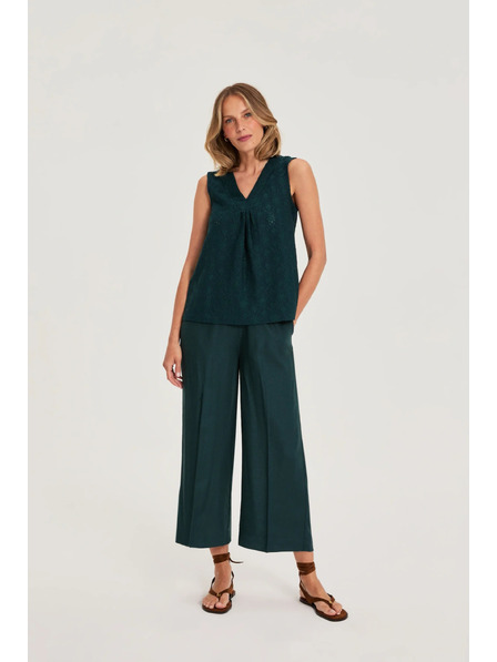 Moodo Culottes-Hose grün Moodo