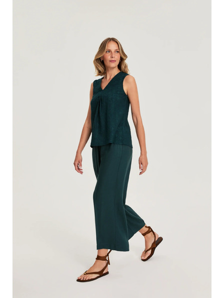 Moodo Culottes-Hose grün Moodo