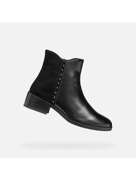 Geox Schwarze Damen-Stiefeletten Geox Camexia