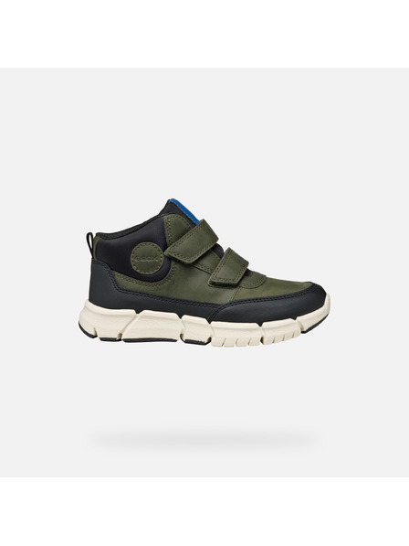 Geox Khaki Kinder-Stiefeletten Geox Flexyper