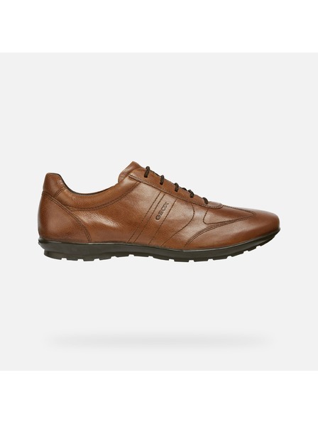 Geox Braune Herren-Geschäftsschuhe Geox Uomo Symbol