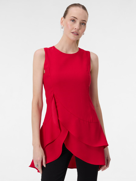 Orsay Rote Damen-Bluse ärmellos ORSAY