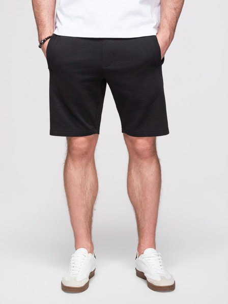 Ombre Clothing Set aus zwei Herren-Basis-Trainingsshorts - schwarz-beige V1 Z124 Ombre Clothing