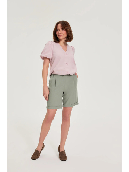 Moodo Olivgrüne Shorts Moodo