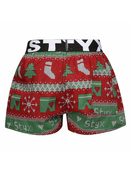 Styx Kinder-Slip Styx art Sportgummiband Weihnachten gestrickt