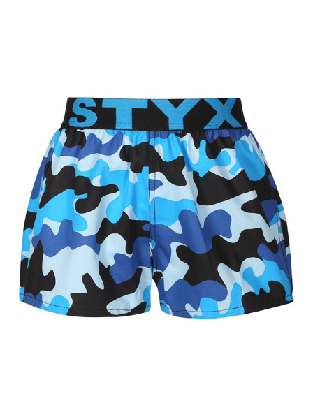 Styx Kinder-Slip Styx art Sportgummiband Tarnung blau