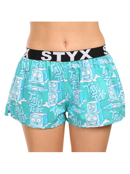 Styx Damen-Shorts Styx art Sportgummiband Eiswürfel