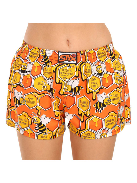 Styx Fünferpack - Damen-Shorts Styx art klassisches Gummiband mehrfarbig