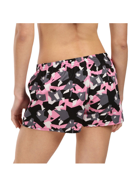 Styx Damen-Shorts Styx art klassisches Gummiband Tarnung eckig