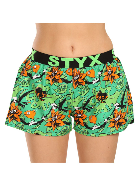 Styx Dreier-Set - Damen-Slip Styx art Sportgummiband mehrfarbig