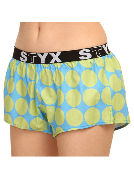 Styx Damen-Shorts Styx art Sportgummiband Pünktchen