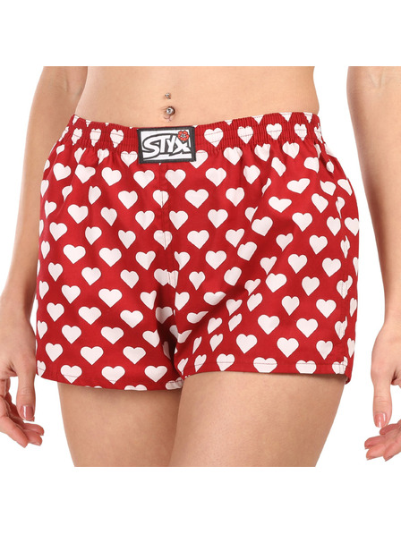 Styx Damen-Shorts Styx art klassisches Gummiband Herzchen