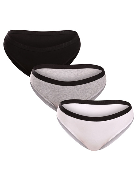 Pietro Filipi Dreierpack - Damen-Slip Pietro Filipi mehrfarbig