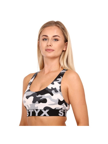 Styx Damen-Sport-BH Styx art Camouflage
