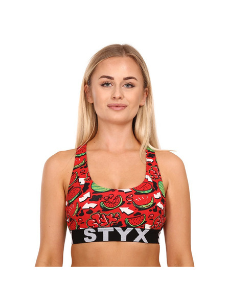Styx Set aus fünf - Damen-Sport-BH Styx art mehrfarbig