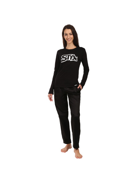 Styx Damen-Pyjama Styx Schwarz