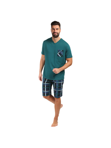 Nedeto Herren-Pyjama Nedeto mehrfarbig