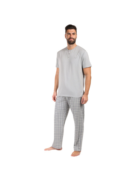 Nedeto Herren-Pyjama Nedeto Modal mehrfarbig