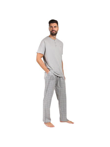 Nedeto Herren-Pyjama Nedeto Modal mehrfarbig
