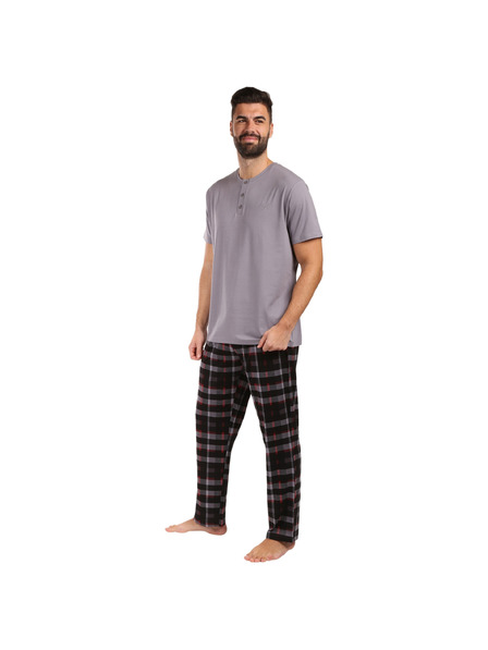 Nedeto Herren-Pyjama Nedeto Modal mehrfarbig
