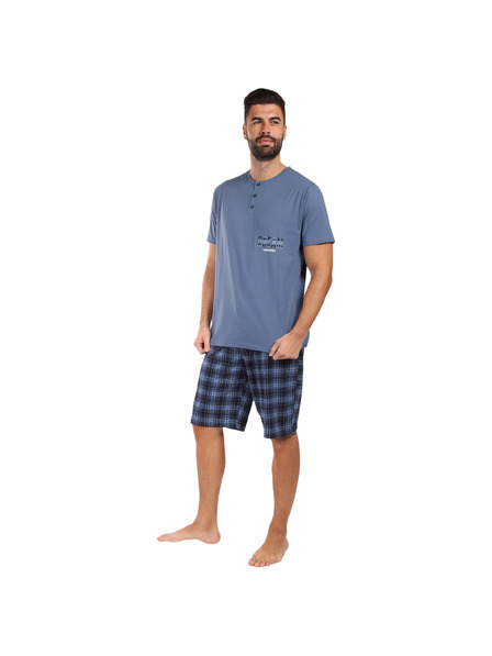Nedeto Herren-Pyjama Nedeto mehrfarbig