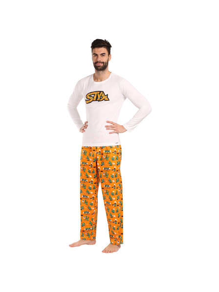 Styx Herren-Pyjama Styx Kakteen