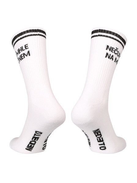 Nedeto Nedeto Socken sportlich hoch Nečum na mě weiß