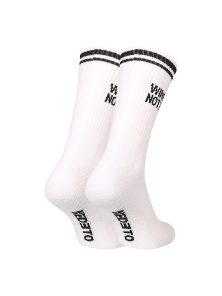 Nedeto Nedeto Socken sportlich hoch Wine not? weiß