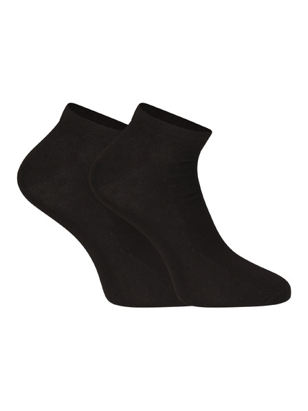 Nedeto Fünfer-Set - Nedeto Socken niedrig Bambus schwarz