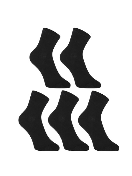 Styx Fünfer-Set - Socken Styx Knöchel Bambus schwarz