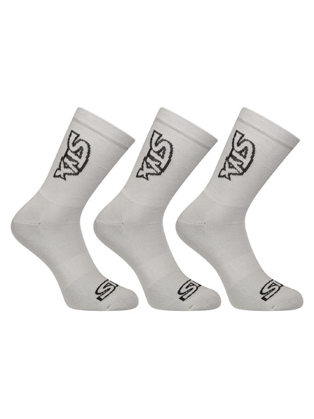 Styx Dreier-Set - Socken Styx hoch grau