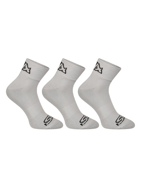 Styx Dreier-Set - Socken Styx Knöchel grau