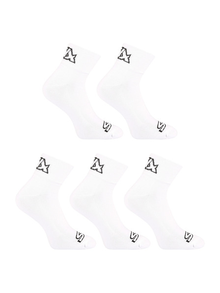 Styx Fünfer-Set - Socken Styx Knöchel weiß