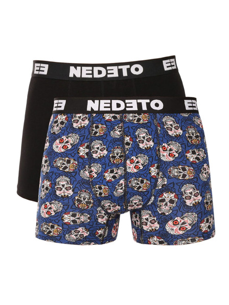 Nedeto Zweier-Set - Herren-Boxershorts Nedeto mehrfarbig