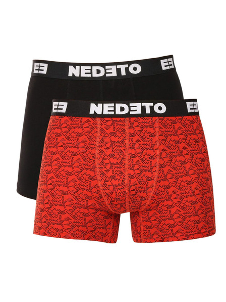Nedeto Zweier-Set - Herren-Boxershorts Nedeto mehrfarbig