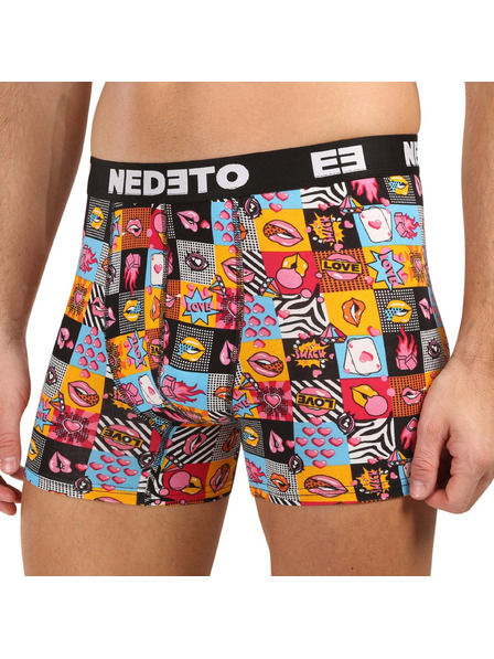 Nedeto Herren Boxershorts Nedeto mehrfarbig