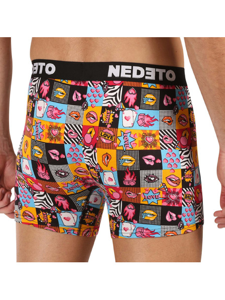 Nedeto Herren Boxershorts Nedeto mehrfarbig