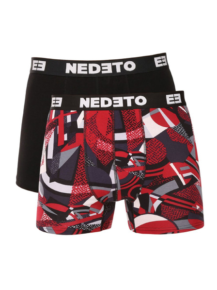 Nedeto Zweier-Set - Herren-Boxershorts Nedeto mehrfarbig