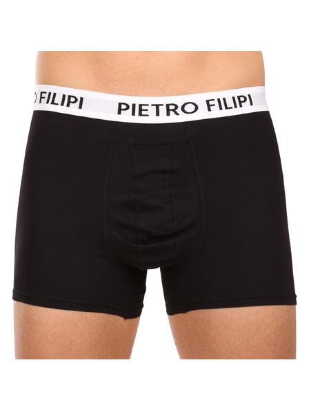 Pietro Filipi Zweier-Set - Herren-Boxershorts Pietro Filipi Kugelhalter schwarz