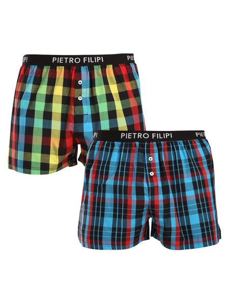 Pietro Filipi Zweier-Set - Herren-Shorts Pietro Filipi mehrfarbig