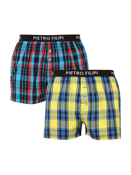 Pietro Filipi Zweier-Set - Herren-Shorts Pietro Filipi mehrfarbig