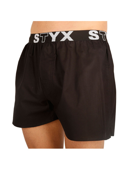 Styx Herrenshorts Styx Sportgummi schwarz