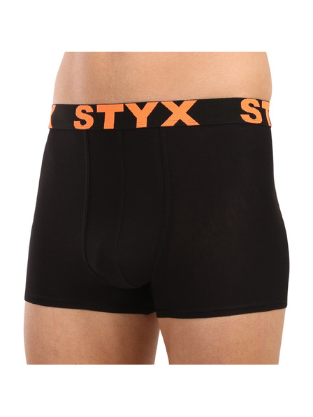 Styx Herrenboxershorts Styx Sportgummi schwarz
