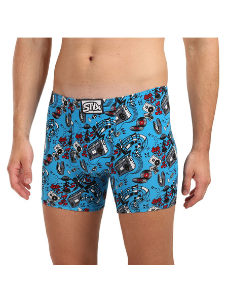 Styx Herren-Boxershorts Styx long art klassisches Gummiband Musik